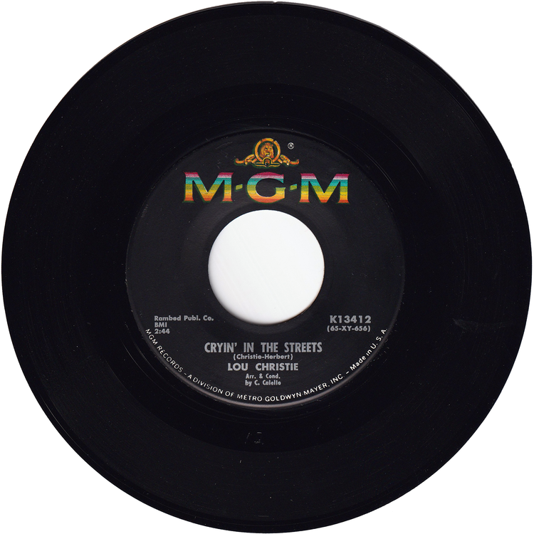 Lou Christie - Lightnin' Strikes / Cryin' In The Streets