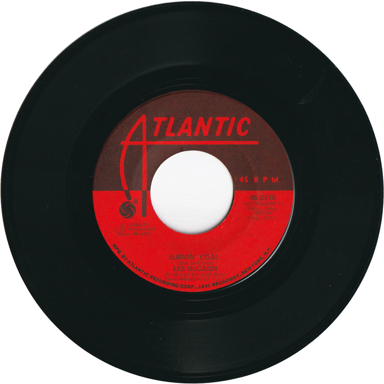 Les McCann - Burnin' Coal / With These Hands