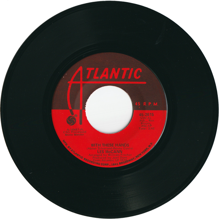 Les McCann - Burnin' Coal / With These Hands