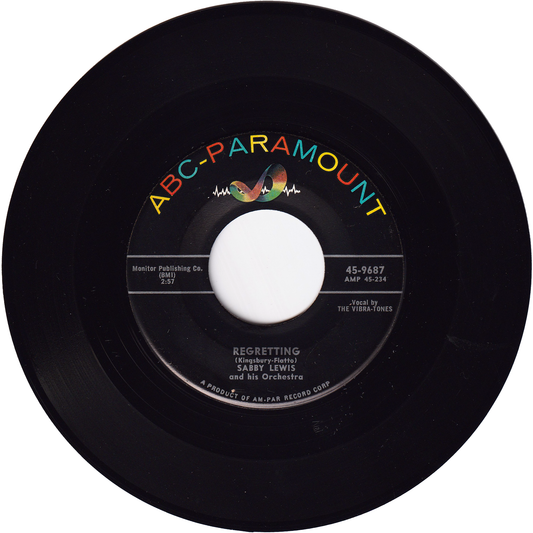 Sabby Lewis & The Vibra-Tones - Regretting / Forgive Me, My Love