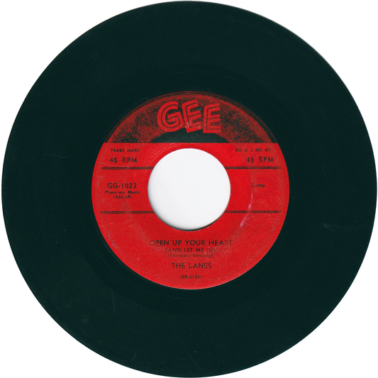 The Lanes - Open Up Your Heart (& Let Me In) / You Alone