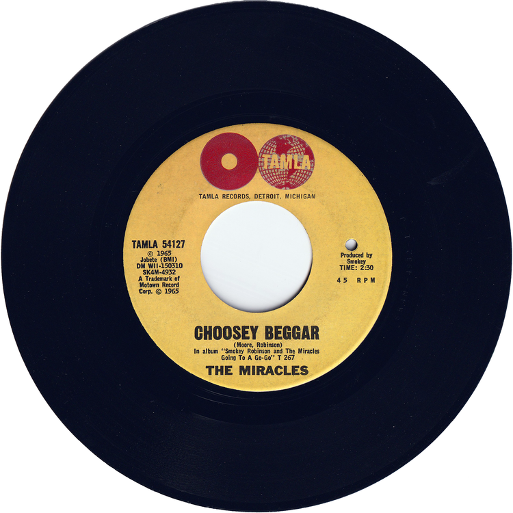 The Miracles - Going To A Go Go / Choosey Beggar [Vinyl, Hollywood Pressing]