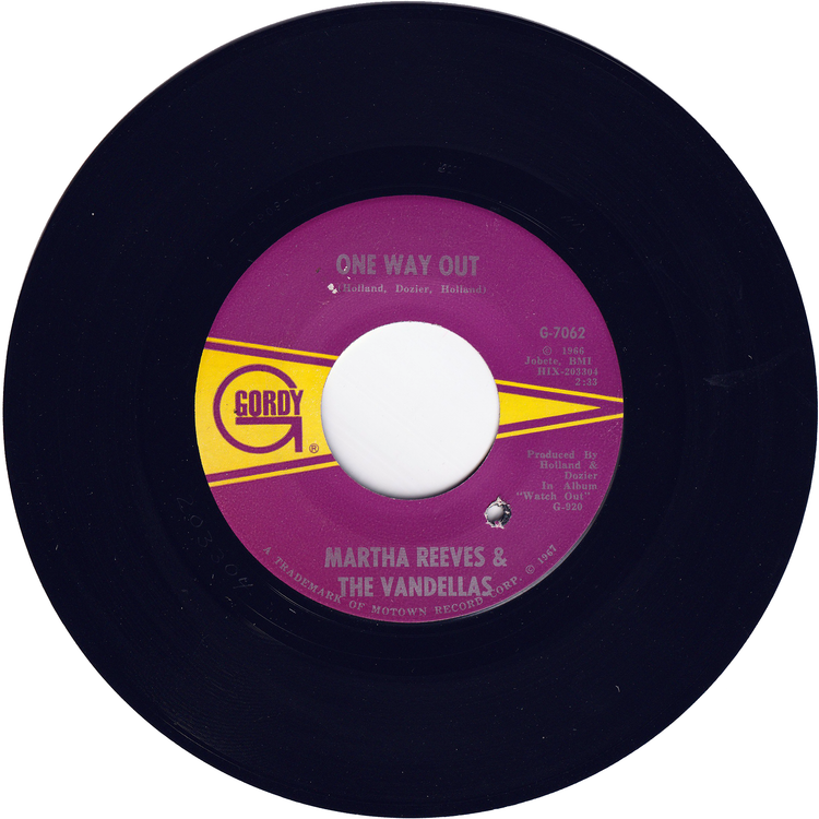 Martha & The Vandellas - Love Bug Leave My Heart Alone / One Way Out [Vinyl, American Record Pressing]