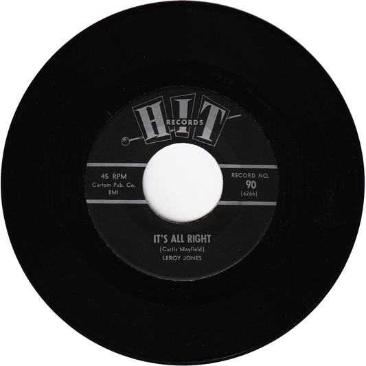 Leroy Jones - It's All Right / Connie Dee - She's A Fool