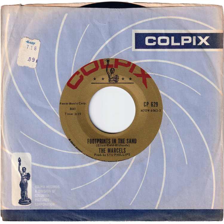 The Marcels - Footprints In The Sand / Twistin' Fever