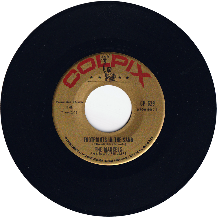 The Marcels - Footprints In The Sand / Twistin' Fever
