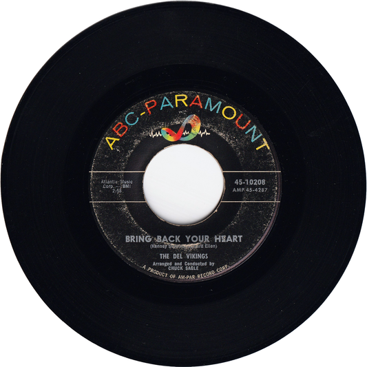 The Del Vikings - Bring Back Your Heart / I'll Never Stop Crying