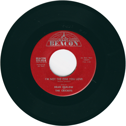 Dean Barlow & The Crickets - I'm Not The One You Love / Be Faithful