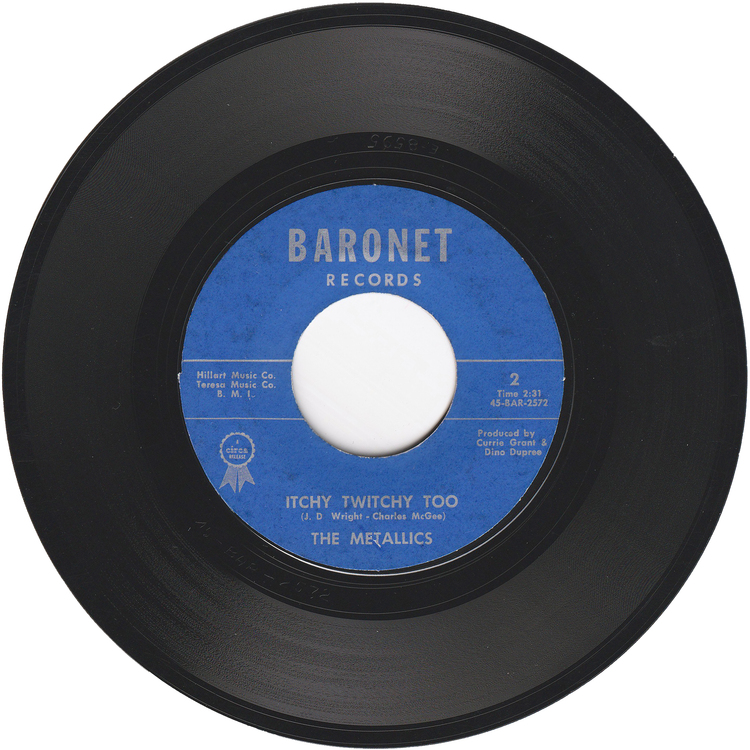 The Metallics - Need Your Love / Itchy Twitchy Too [Styrene, Allied Pressing]