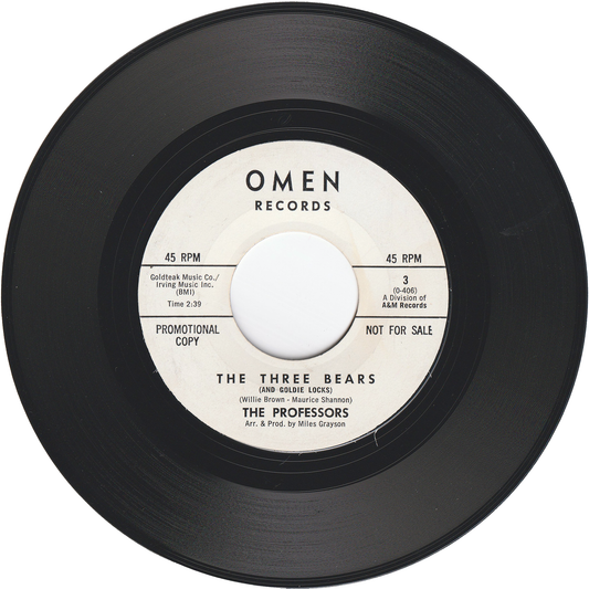 The Professors - The Three Bears (& Goldie Locks) / Little Red Riding Hood (& The Wolf) [Promo]
