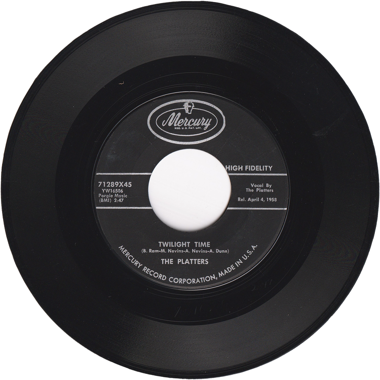 The Platters - Twilight Time / Out Of My Mind