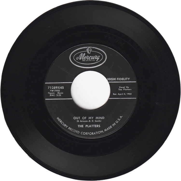 The Platters - Twilight Time / Out Of My Mind
