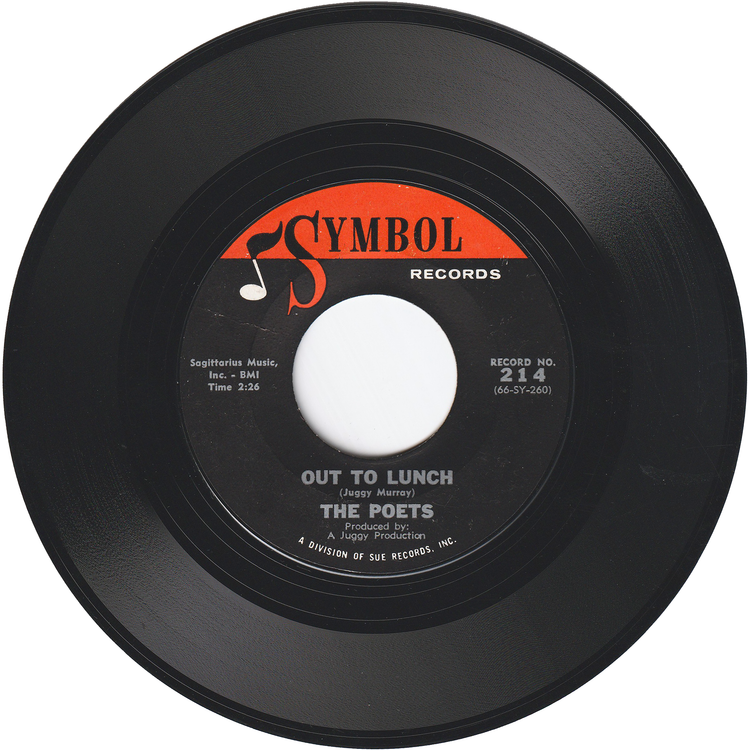 The Poets - She Blew A Good Thing / Out To Lunch [Styrene, Monarch Pressing]