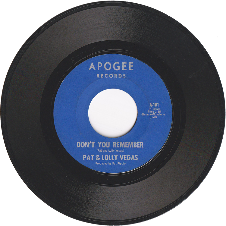 Pat & Lolly Vegas - Robot Walk / Don't You Remember