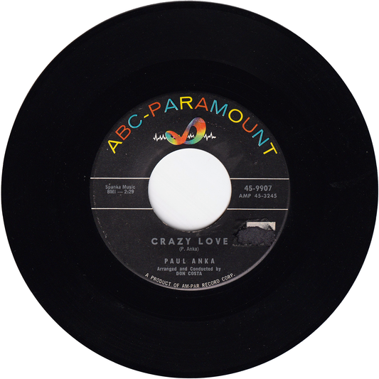Paul Anka - Crazy Love / Let The Bells Keep Ringing