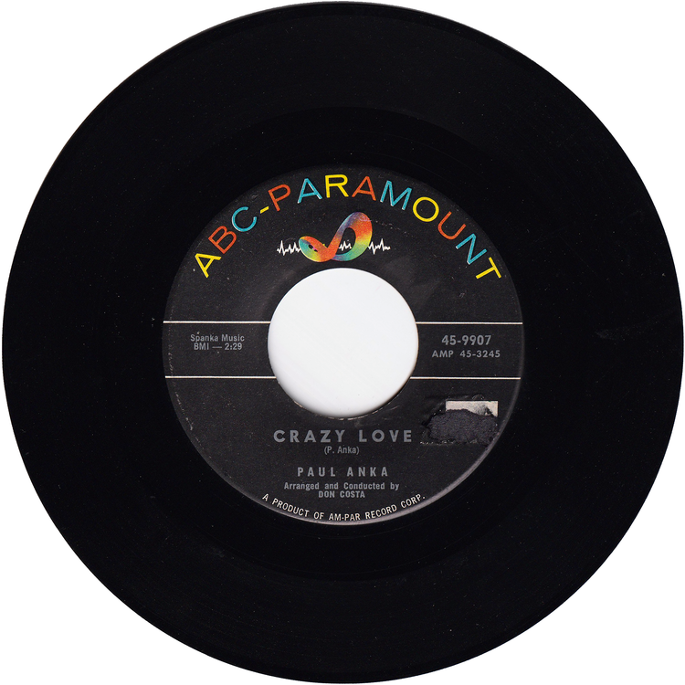 Paul Anka - Crazy Love / Let The Bells Keep Ringing