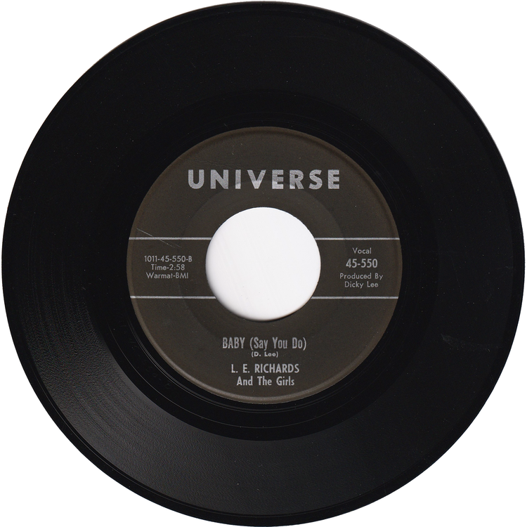 L. E. Richards & The Girls - Joreen (She's Something Else) / Baby (Say You Do)
