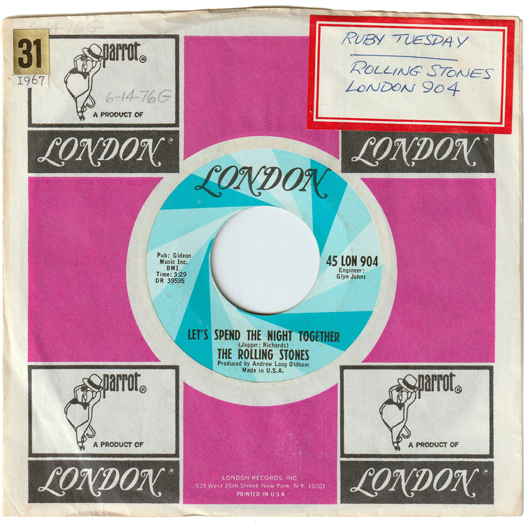 The Rolling Stones - Let's Spend The Night Together / Ruby Tuesday