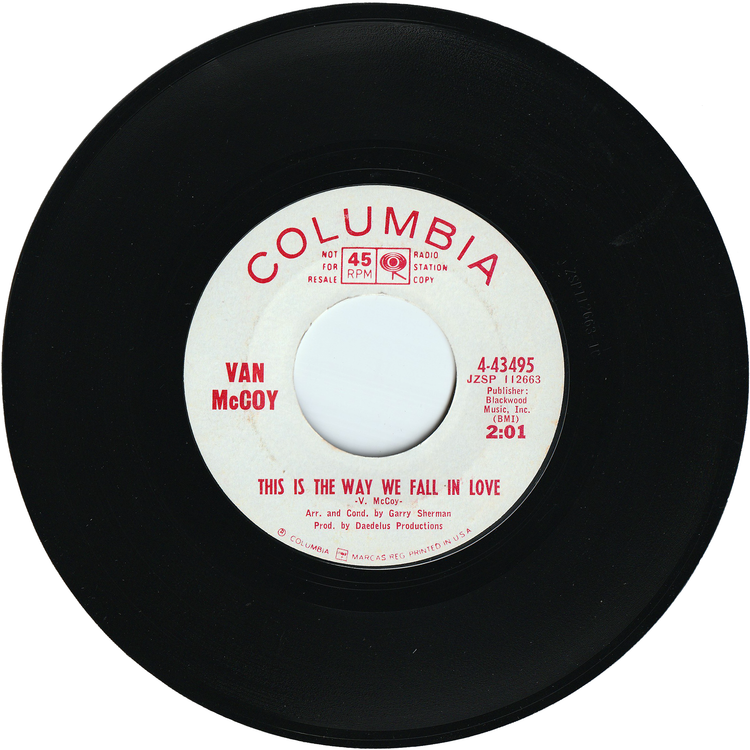 Van McCoy - This Is The Way We Fall In Love / Straight, Starbright [Promo]