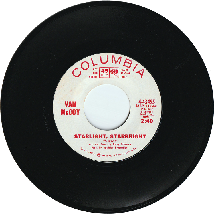 Van McCoy - This Is The Way We Fall In Love / Straight, Starbright [Promo]