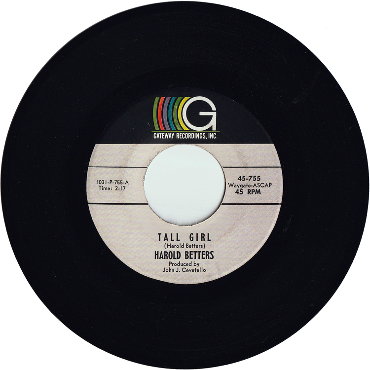 Harold Betters - Tall Girl / Twist & Shout