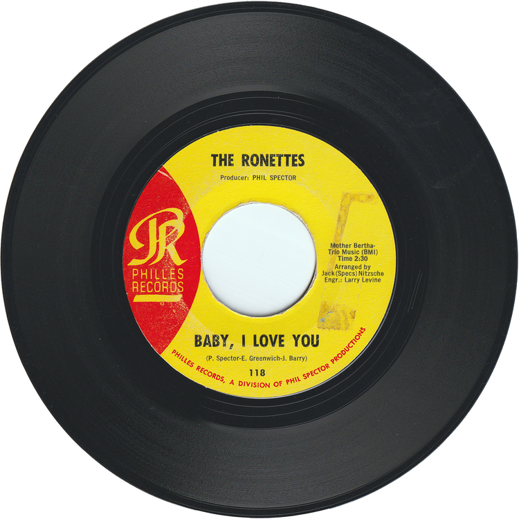 The Ronettes - Baby, I Love You / Miss Joan & Mr. Sam [Styrene, Monarch Pressing]