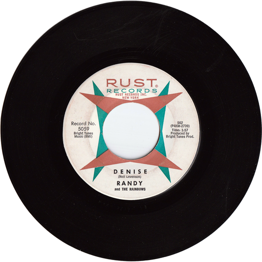 Randy & The Rainbows - Denise / Come Back [Vinyl, Monarch Pressing]