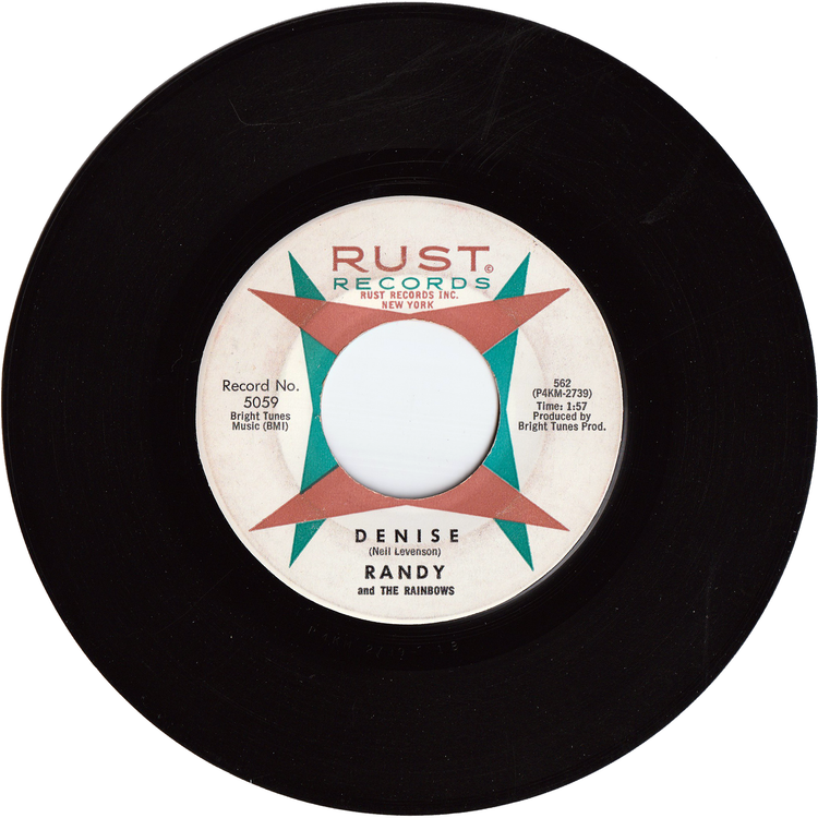Randy & The Rainbows - Denise / Come Back [Vinyl, Monarch Pressing]