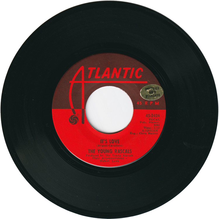 The Rascals - A Girl Like You / It's Love [Vinyl, ARP Pressing]