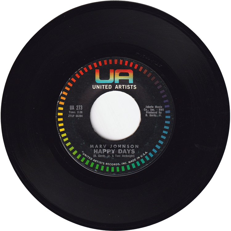 Marv Johnson - Baby, Baby / Happy Days