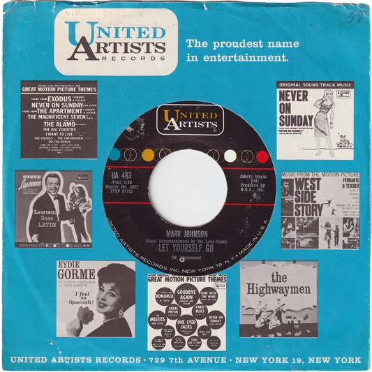 Marv Johnson - Let Yourself Go / That's Where I Lost My Baby
