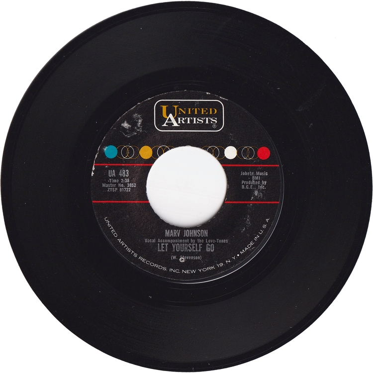 Marv Johnson - Let Yourself Go / That's Where I Lost My Baby