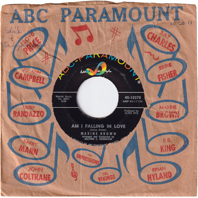 Maxine Brown - Am I Falling In Love / Promise Me Anything