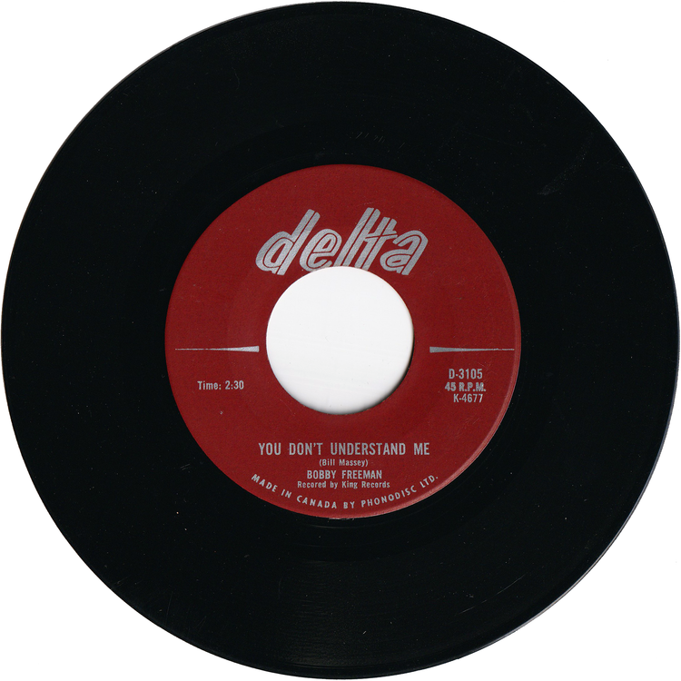 Bobby Freeman - (I Do The) Shimmy Shimmy / You Don't Understand [Canada]
