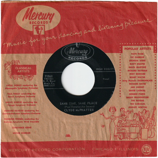Clyde McPhatter - Same Time, Same Place / Your Second Choice
