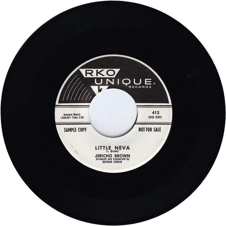 Jericho Brown - Little Neva / Darling I Love Thee [Promo]