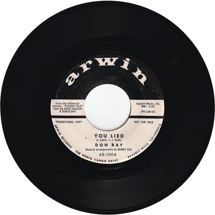 Don Ray - Roly Poly / You Lied [Promo]