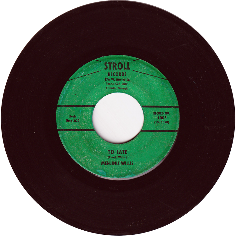 Menjinu Willis - Send Me Your Love / To Late