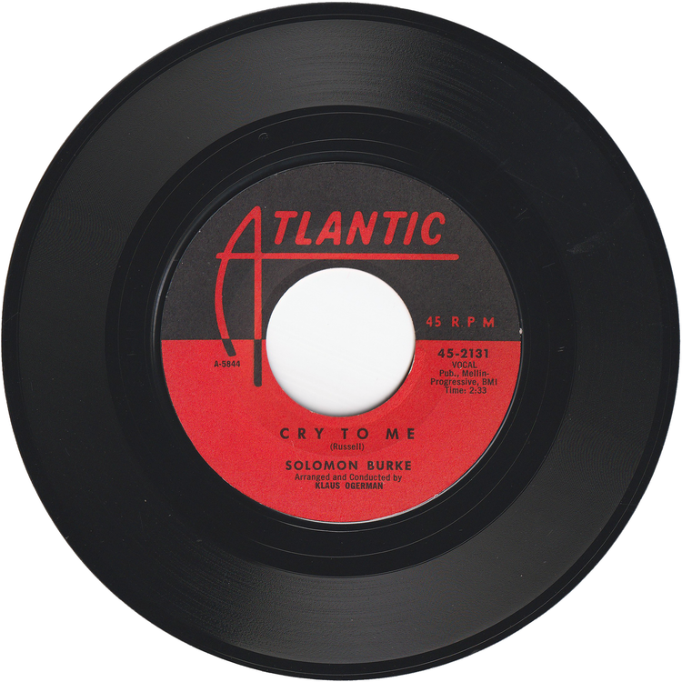 Solomon Burke - Cry To Me / I Almost Lost My Mind [Styrene, Monarch Pressing]