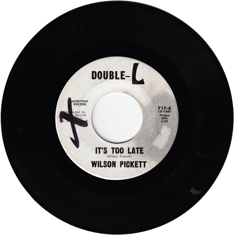 Wilson Pickett - It's Too Late / I'm Gonna Love You [Promo, Vinyl, Monarch Pressing]