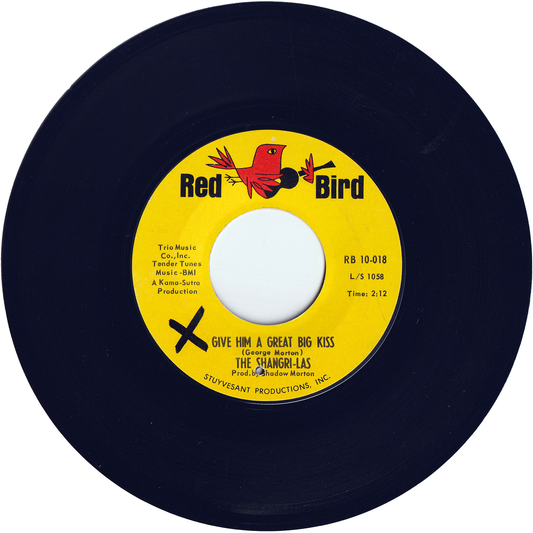 The Shangri-Las - Give Him A Great Big Kiss / Twist & Shout [Styrene, Terre Haute Pressing]