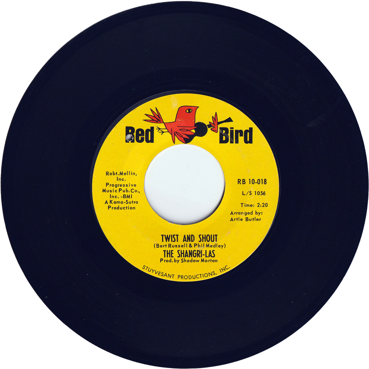The Shangri-Las - Give Him A Great Big Kiss / Twist & Shout [Styrene, Terre Haute Pressing]