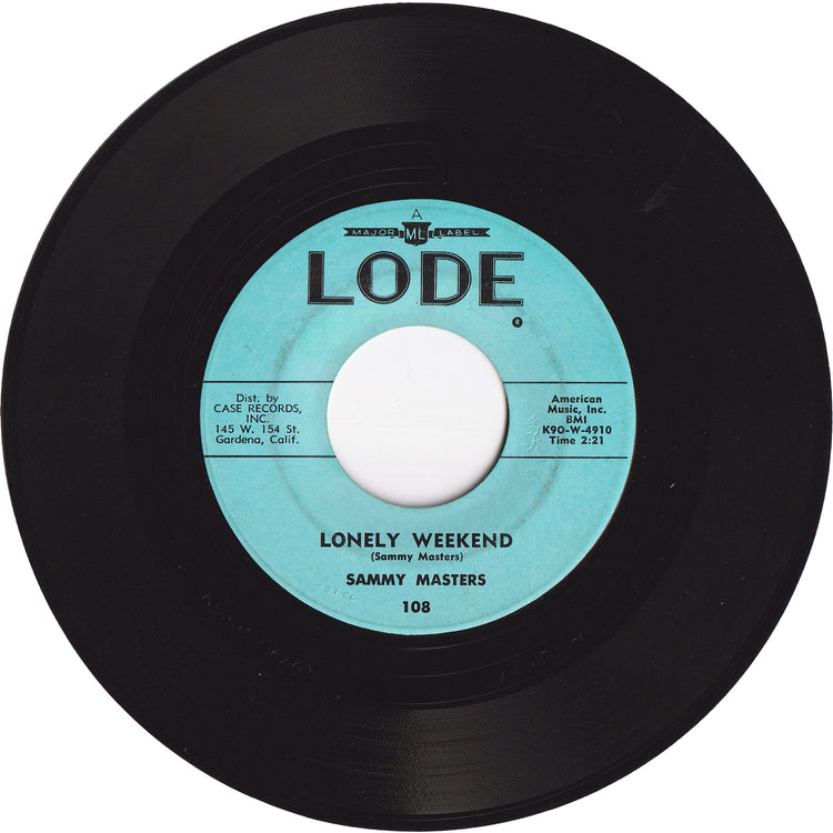 Sammy Masters - Rockin' Red Wing / Lonely Weekend