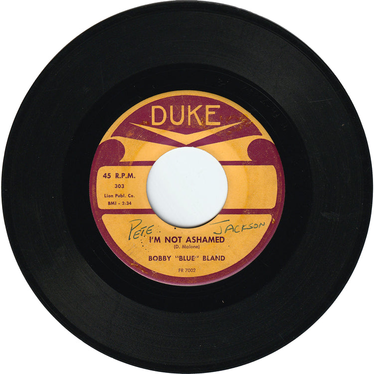 Bobby Bland - I'm Not Ashamed / Wishing Well
