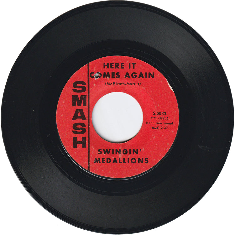 The Swingin' Medallions - Double Shot (of My Baby's Love) / Here It Comes Again