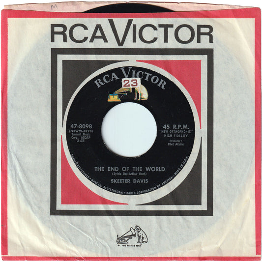 Skeeter Davis - The End Of The World / Somebody Loves You [Hollywood Pressing]
