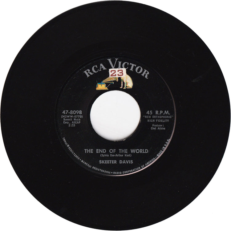 Skeeter Davis - The End Of The World / Somebody Loves You [Hollywood Pressing]