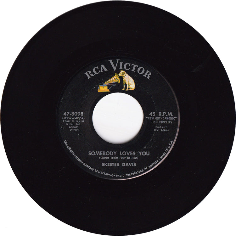 Skeeter Davis - The End Of The World / Somebody Loves You [Hollywood Pressing]