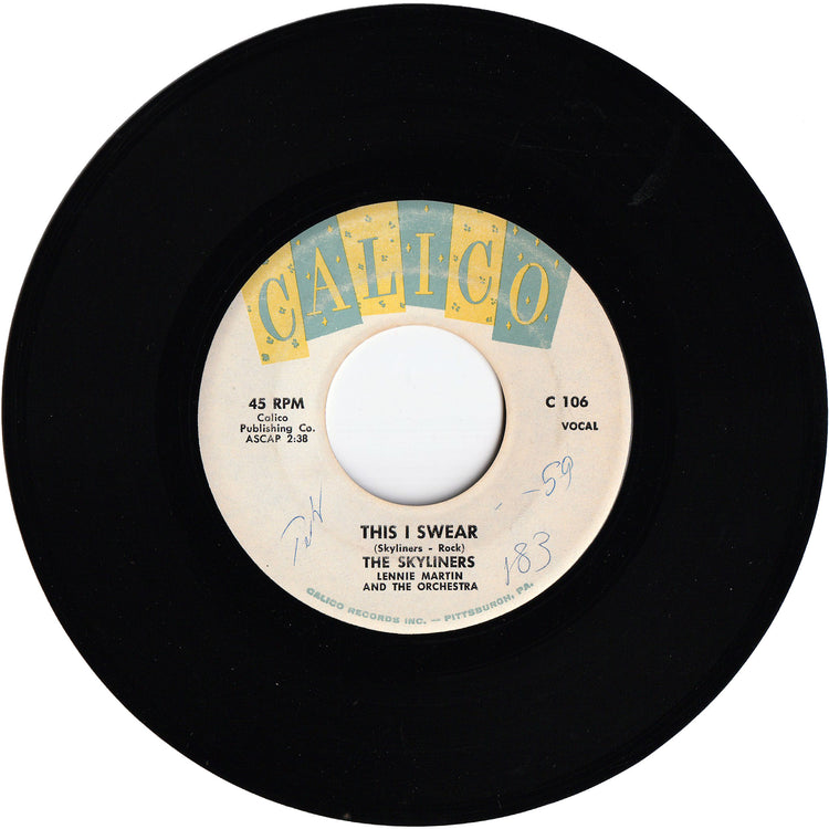 The Skyliners - This I Swear / Tomorrow