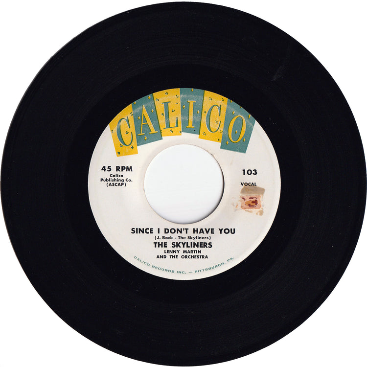 The Skyliners - Since I Don't Have You / One Night, One Night